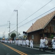 神輿の行列