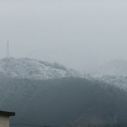 雪山に