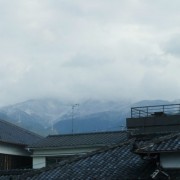 山は雪